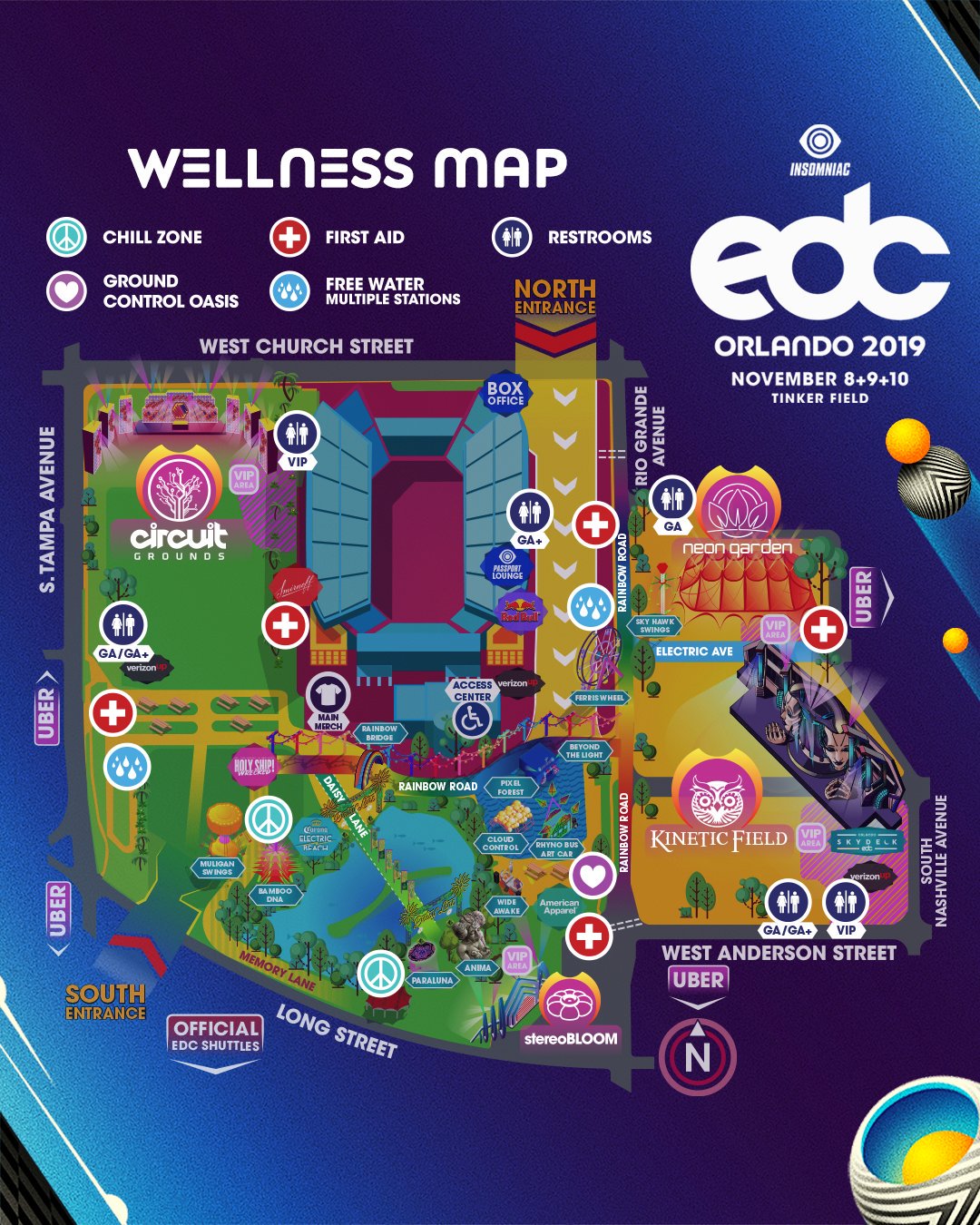 Guide to EDC Orlando 2019 everything you need to know about Eletro Vibez