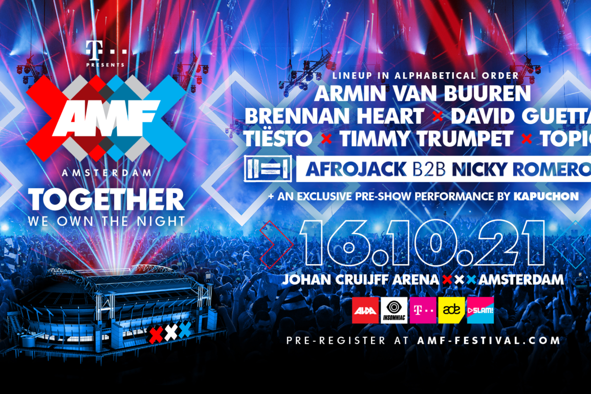 AMF Amsterdam revela programação repleta de estrelas para a edição de 2021