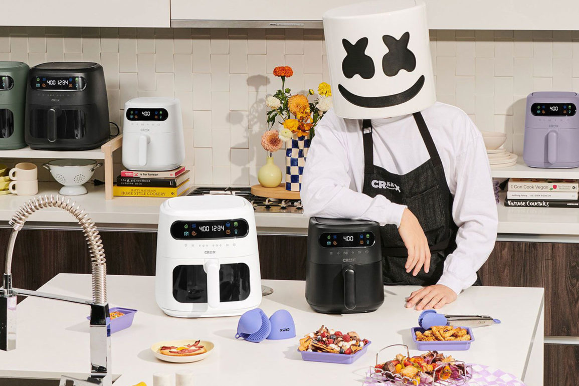 Marshmello lança coleção de AriFryer inspiradas em seu amor por cozinhar pratos fáceis